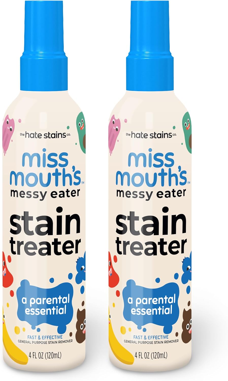 MISS MOUTH'S | Two-Pack Hate Stains Co. Non-Toxic Stain Remover 120ML