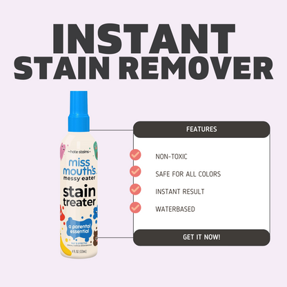 MISS MOUTH'S | Two-Pack Hate Stains Co. Non-Toxic Stain Remover 120ML