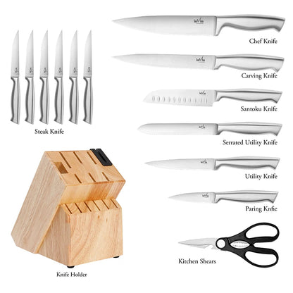 RICHMONT | 14-pieces Stainless Steel Chef Knives Set