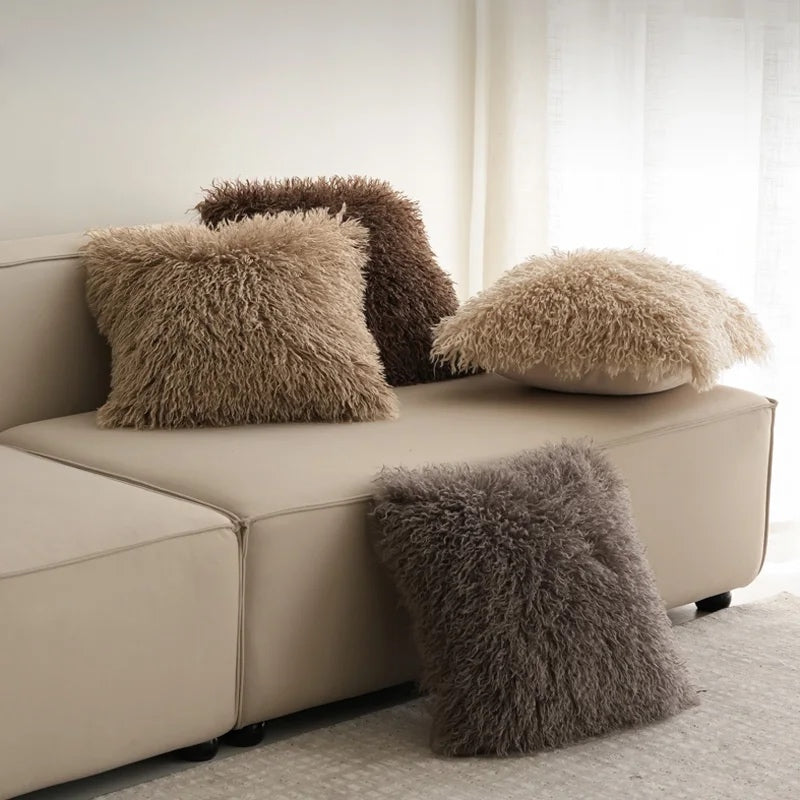 VIVE | Cozy Soft Fleece Fur Plush Cushion Cover