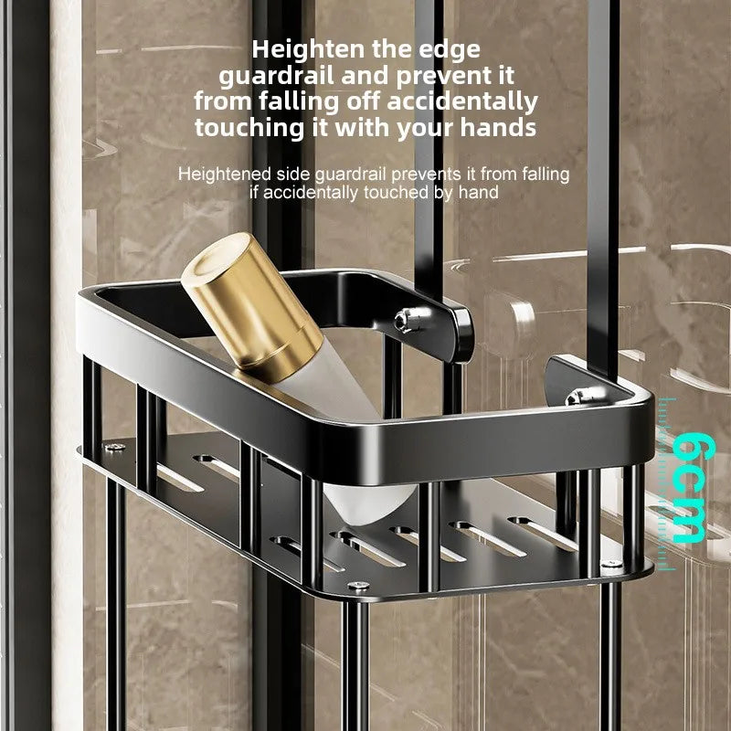 TROVA | Bathroom Glass Door Storage Rack