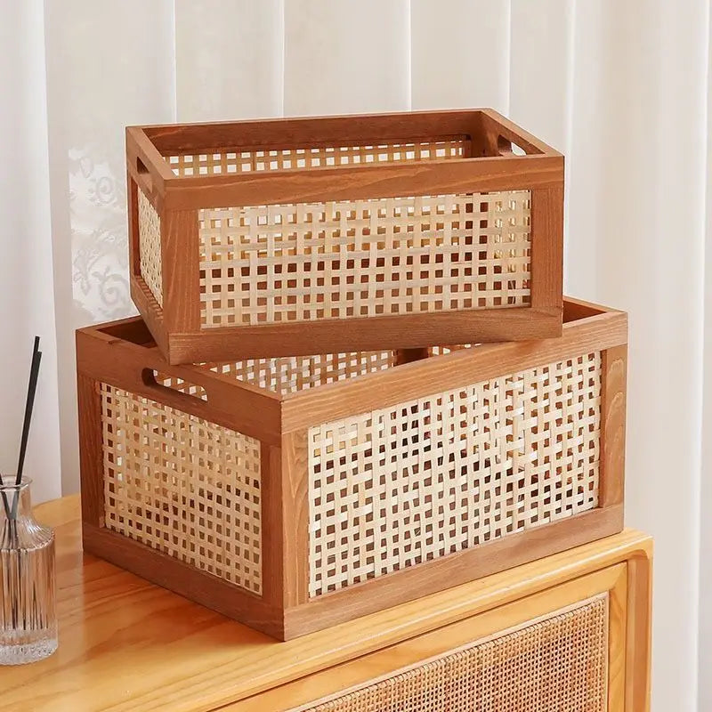 COMORA | Retro Solid Wood Storage Box