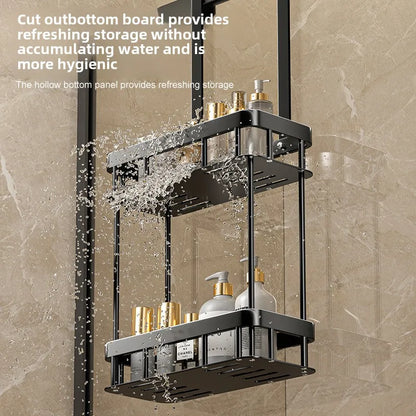 TROVA | Bathroom Glass Door Storage Rack