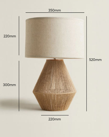 TRIBLE | Hemp Desk Lamp